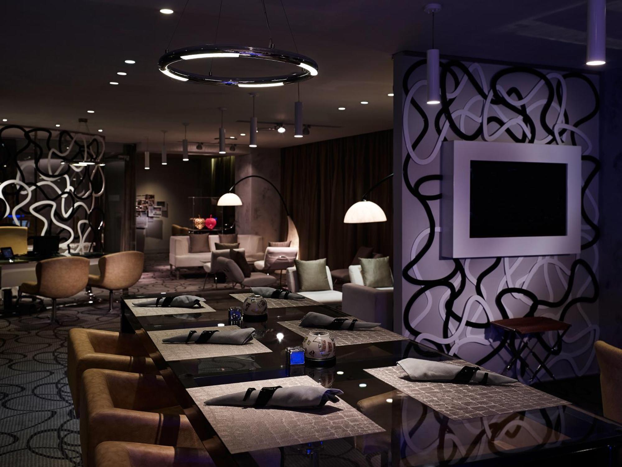 Pullman Jakarta Central Park Exteriör bild 3D rendering of a restaurant interior