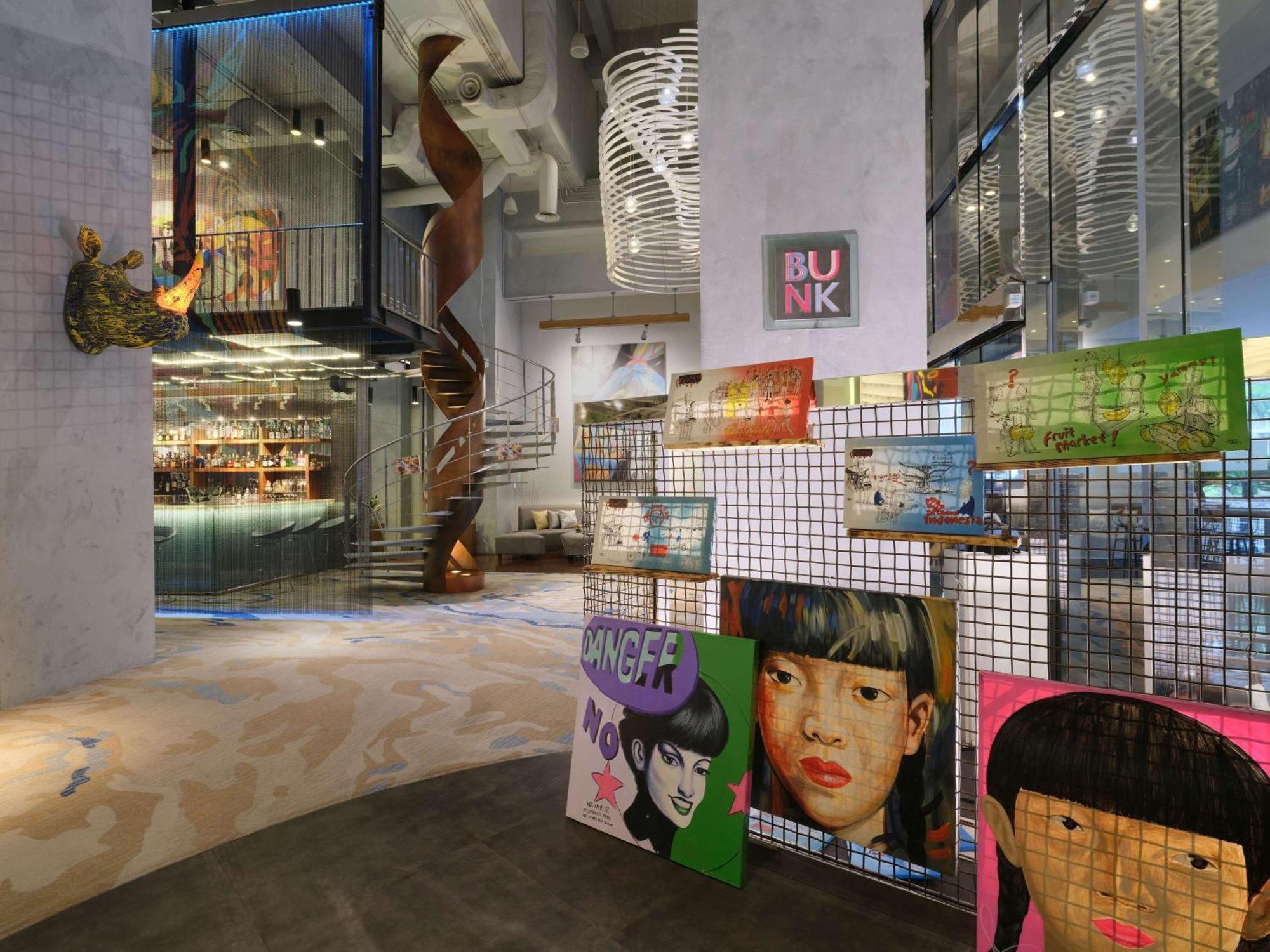 Pullman Jakarta Central Park Exteriör bild The interior of the hotel